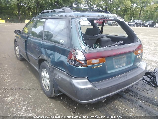 4S3BG6854X7608936 - 1999 SUBARU LEGACY OUTBACK/SSV/LIMITED/30TH GREEN photo 3