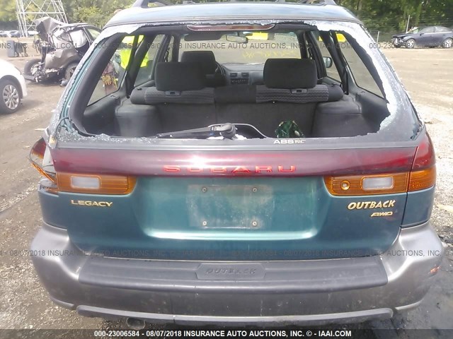 4S3BG6854X7608936 - 1999 SUBARU LEGACY OUTBACK/SSV/LIMITED/30TH GREEN photo 6