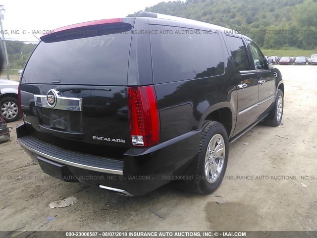 1GYS4KEF9DR228614 - 2013 CADILLAC ESCALADE ESV PLATINUM BLACK photo 4