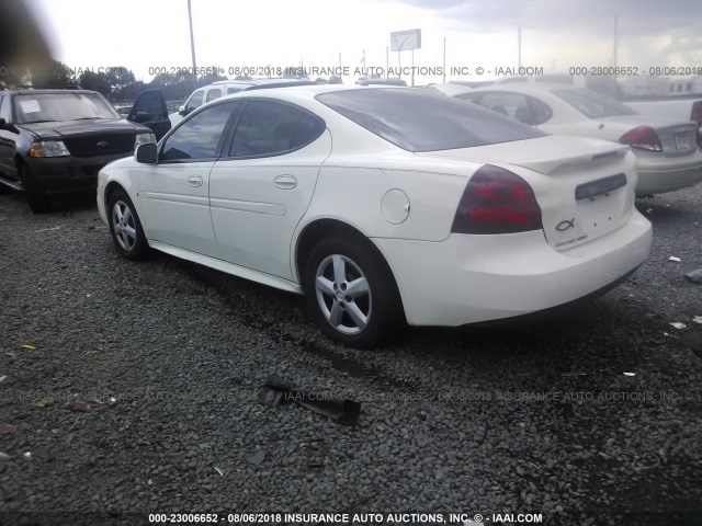 2G2WP552981178703 - 2008 PONTIAC GRAND PRIX WHITE photo 3