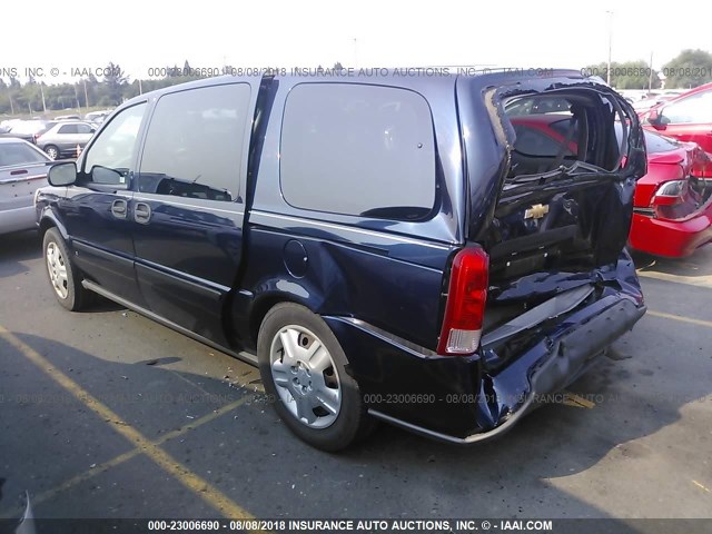 1GNDV23187D106855 - 2007 CHEVROLET UPLANDER LS 深蓝色 照片 3
