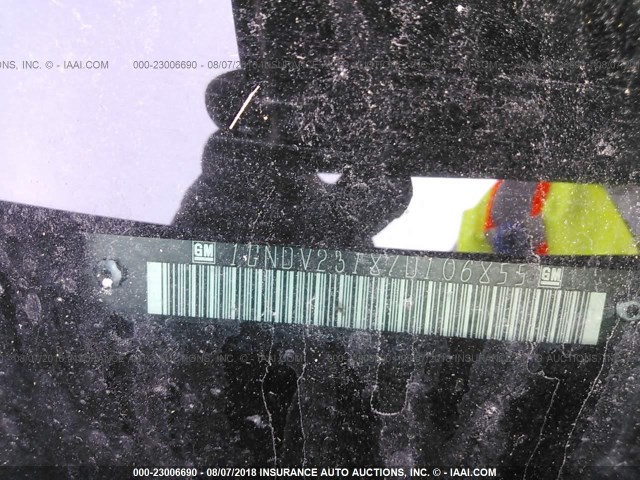 1GNDV23187D106855 - 2007 CHEVROLET UPLANDER LS 深蓝色 照片 9