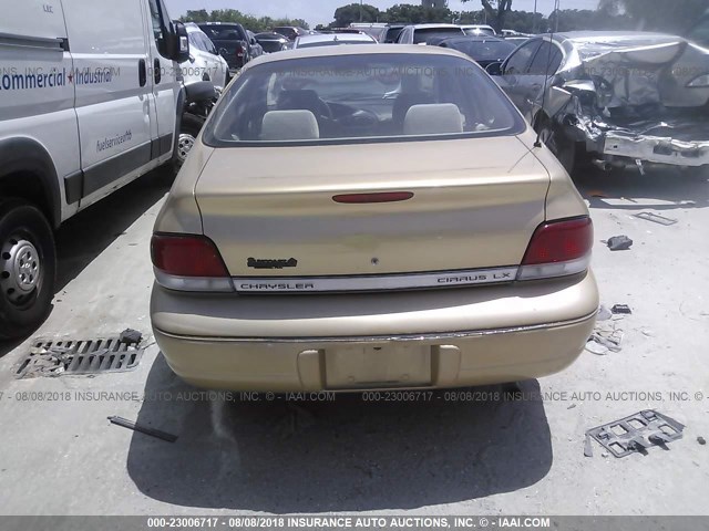 1C3EJ56X5TN284516 - 1996 CHRYSLER CIRRUS LX GOLD photo 6