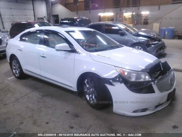 1G4GE5EV3AF136151 - 2010 BUICK LACROSSE CXS WHITE photo 1