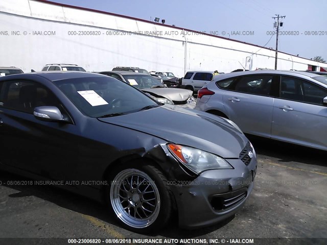 KMHHU6KH1AU003556 - 2010 HYUNDAI GENESIS COUPE 3.8L SILVER photo 6