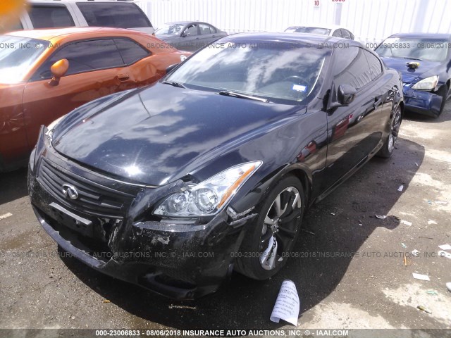 JNKCV64E08M125851 - 2008 INFINITI G37 JOURNEY/SPORT BLACK photo 2