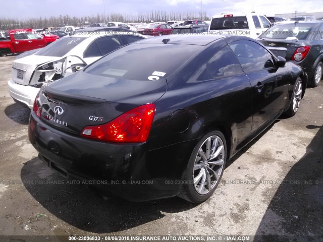 JNKCV64E08M125851 - 2008 INFINITI G37 JOURNEY/SPORT BLACK photo 4