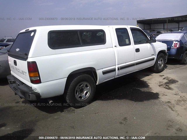 2GCEC19W421203460 - 2002 CHEVROLET SILVERADO C1500 WHITE photo 4