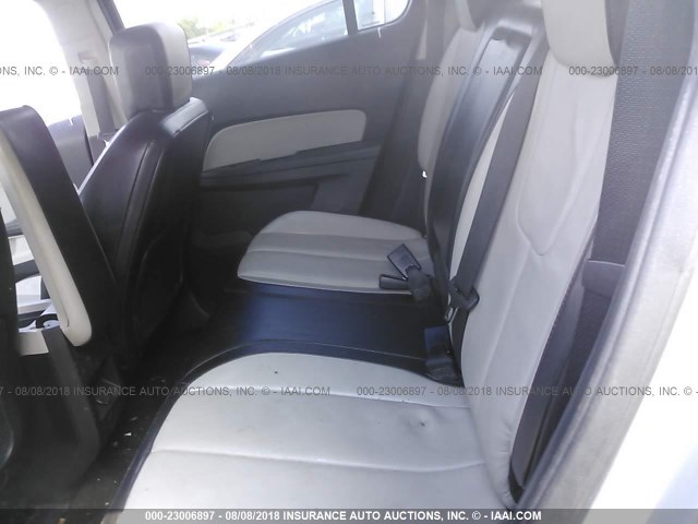 2CNFLGEW8A6212415 - 2010 CHEVROLET EQUINOX LTZ SILVER photo 8