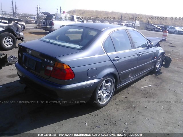 WBAAV53431JS92060 - 2001 BMW 330 I BLUE photo 4