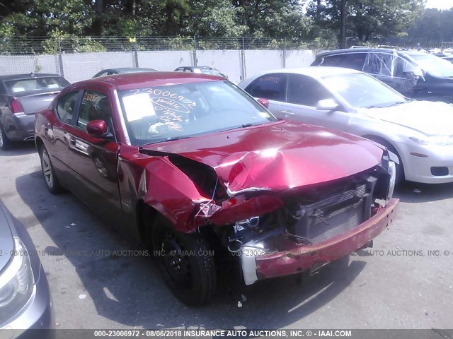 2B3KA53H77H656255 - 2007 DODGE CHARGER R/T RED photo 1