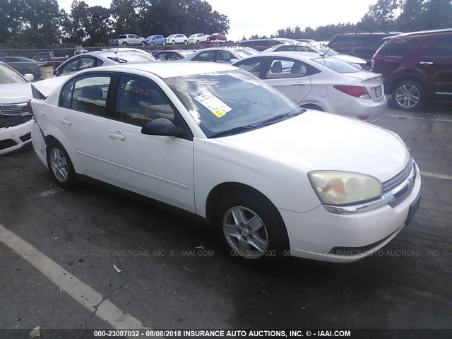 1G1ZT52865F129050 - 2005 CHEVROLET MALIBU LS Ақ фото 1
