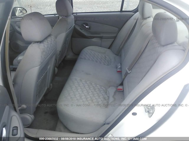 1G1ZT52865F129050 - 2005 CHEVROLET MALIBU LS Ақ фото 8