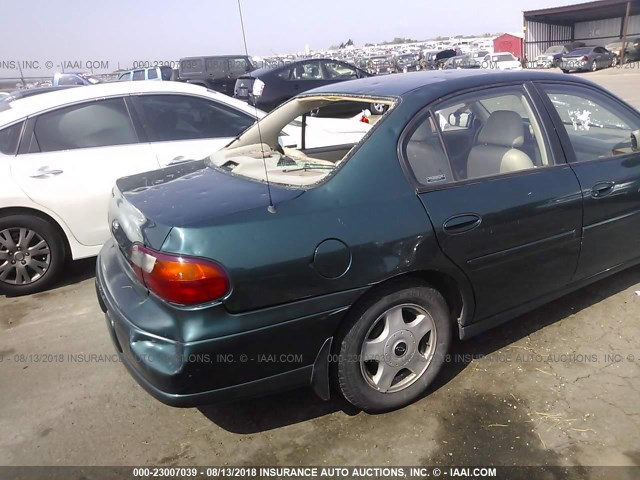 1G1NE52JX16125508 - 2001 CHEVROLET MALIBU LS GREEN photo 6