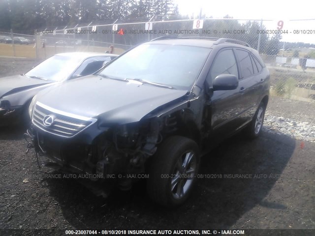 JTJHW31U472023152 - 2007 LEXUS RX 400H GRAY photo 2