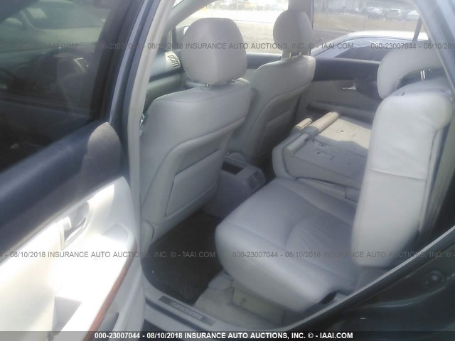 JTJHW31U472023152 - 2007 LEXUS RX 400H GRAY photo 8