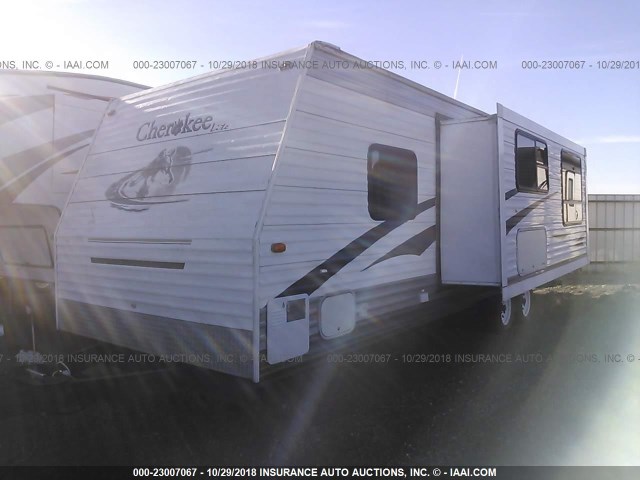 4X4TCKD297P103568 - 2007 FOREST RIVER CHEROKEE M28A+  WHITE photo 2
