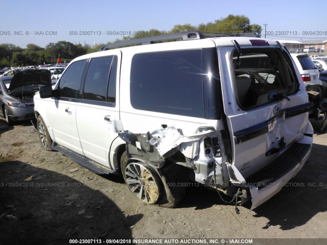1FMJU1HT2GEF35479 - 2016 FORD EXPEDITION XLT/KING RANCH WHITE photo 3