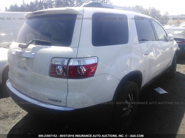 1GKKVREDXCJ360146 - 2012 GMC ACADIA SLT-1 Biały zdjęcie 4