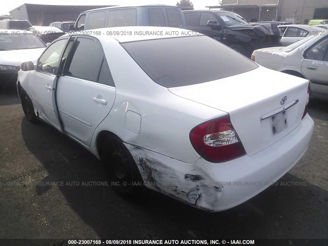 4T1BE32K43U192588 - 2003 TOYOTA CAMRY LE/XLE/SE Ақ фото 3