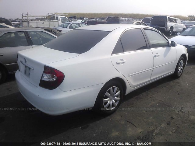 4T1BE32K43U192588 - 2003 TOYOTA CAMRY LE/XLE/SE Ақ фото 4