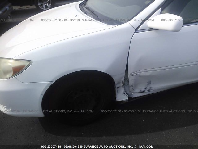 4T1BE32K43U192588 - 2003 TOYOTA CAMRY LE/XLE/SE Ақ фото 6