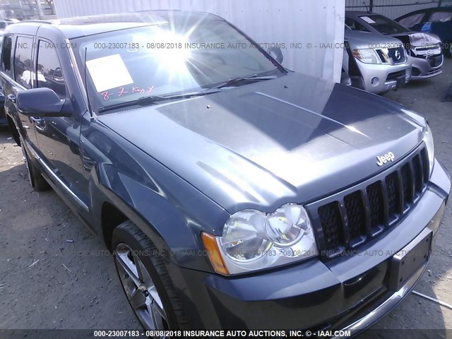 1J8HR78307C617190 - 2007 JEEP GRAND CHEROKEE SRT-8 Light Blue photo 1