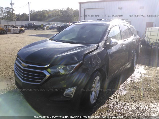 2GNAXNEX6J6157860 - 2018 CHEVROLET EQUINOX PREMIER GRAY photo 2