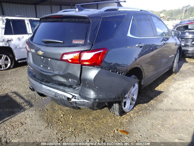 2GNAXNEX6J6157860 - 2018 CHEVROLET EQUINOX PREMIER GRAY photo 4