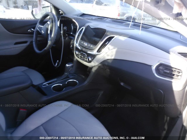 2GNAXNEX6J6157860 - 2018 CHEVROLET EQUINOX PREMIER GRAY photo 5