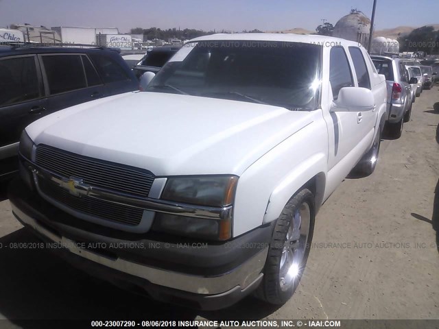 3GNEC13T53G239043 - 2003 CHEVROLET AVALANCHE C1500 WHITE photo 2