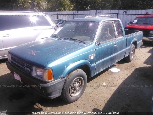 JM2UF3144N0287493 - 1992 MAZDA B2600 CAB PLUS BLUE photo 2