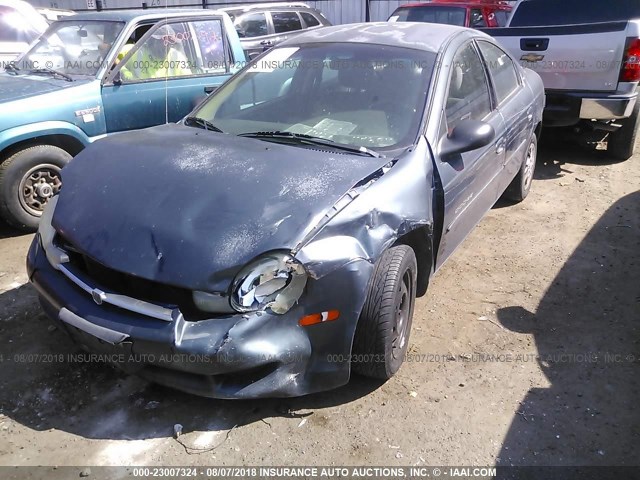 1B3ES46C51D271124 - 2001 DODGE NEON SE/ES GRAY photo 6