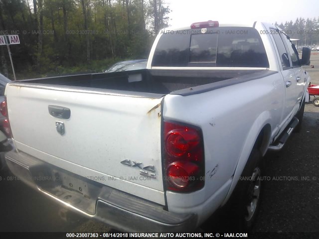 3D7KS28DX8G119287 - 2008 DODGE RAM 2500 ST/SLT 白色 照片 4