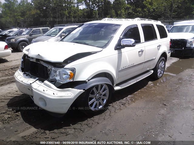 1A8HX58298F134234 - 2008 CHRYSLER ASPEN LIMITED WHITE photo 2