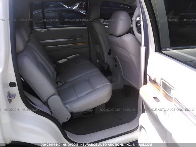 1A8HX58298F134234 - 2008 CHRYSLER ASPEN LIMITED WHITE photo 8