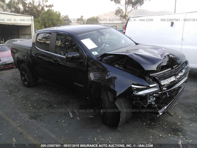 1GCGSCE34G1346201 - 2016 CHEVROLET COLORADO LT BLACK photo 1