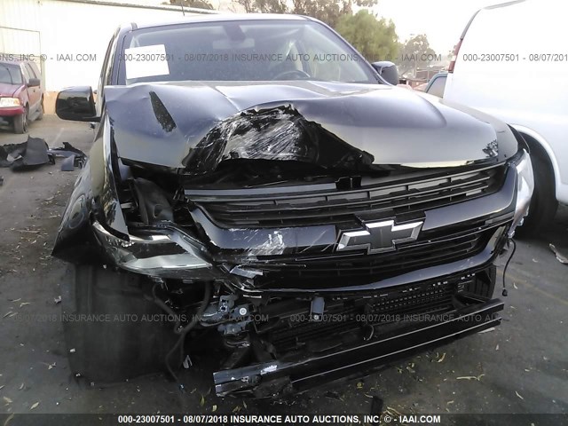 1GCGSCE34G1346201 - 2016 CHEVROLET COLORADO LT BLACK photo 6