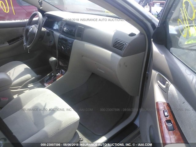 JTDBR32E032012960 - 2003 TOYOTA COROLLA CE/LE GRAY photo 5