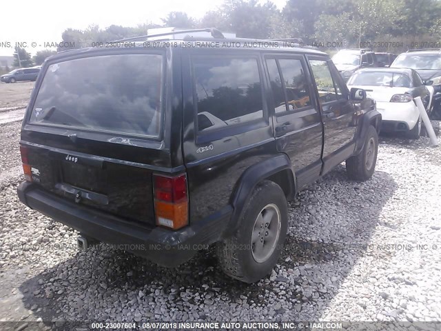 1J4FJ68S4TL331564 - 1996 JEEP CHEROKEE SPORT/CLASSIC Czarny zdjęcie 4
