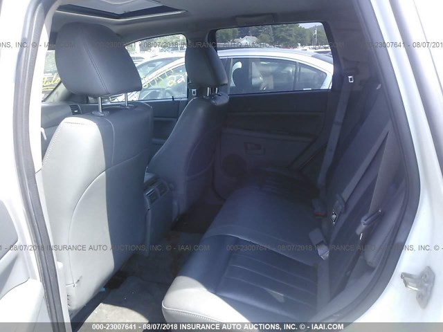 1J8GR48K07C534604 - 2007 JEEP GRAND CHEROKEE LAREDO/COLUMBIA/FREEDOM თეთრი ფოტო 8