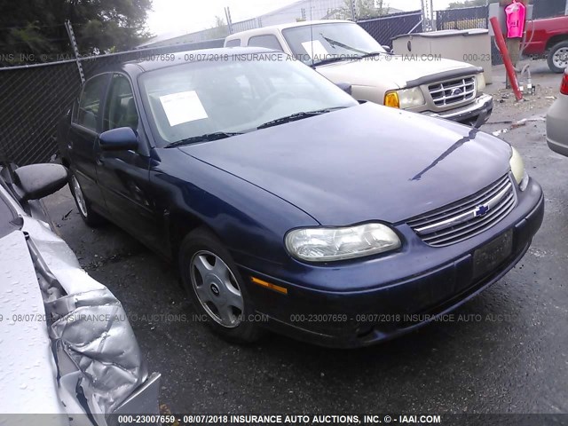 1G1NE52JX16107056 - 2001 CHEVROLET MALIBU LS BLUE photo 1