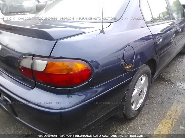 1G1NE52JX16107056 - 2001 CHEVROLET MALIBU LS BLUE photo 6