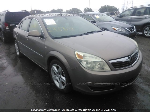 1G8ZS57N68F286102 - 2008 SATURN AURA XE BROWN photo 1