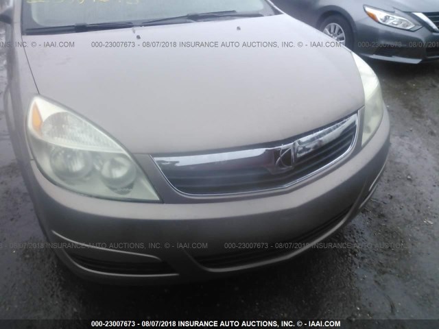 1G8ZS57N68F286102 - 2008 SATURN AURA XE BROWN photo 6