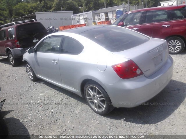JTKDE177350026409 - 2005 TOYOTA SCION TC 银色 照片 3
