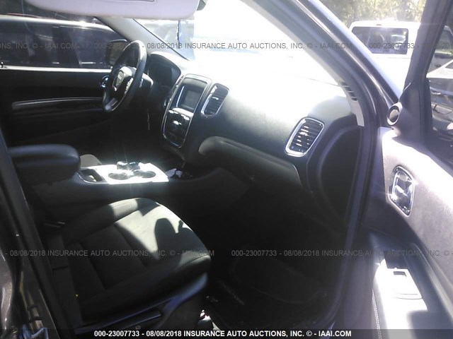 1C4RDHAG0EC444796 - 2014 DODGE DURANGO SXT GRAY photo 5