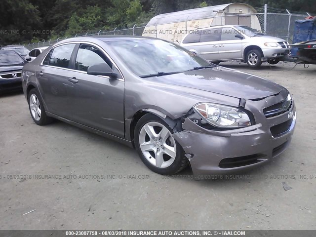 1G1ZB5E12BF347774 - 2011 CHEVROLET MALIBU LS BROWN photo 1