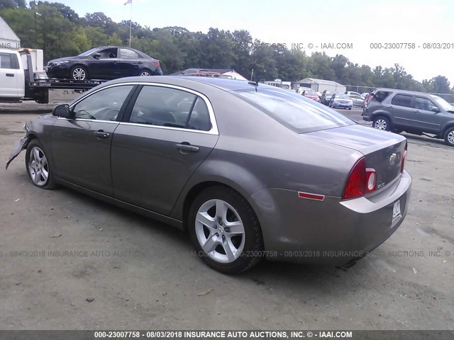 1G1ZB5E12BF347774 - 2011 CHEVROLET MALIBU LS BROWN photo 3