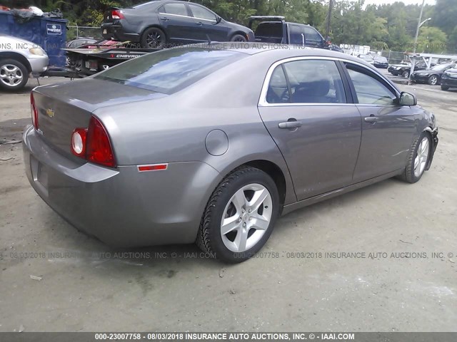 1G1ZB5E12BF347774 - 2011 CHEVROLET MALIBU LS BROWN photo 4